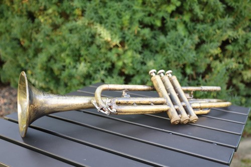 Bach trumpet fully - trumpet, restored